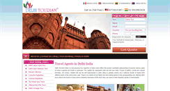 Desktop Screenshot of delhi-tourism-india.com