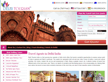 Tablet Screenshot of delhi-tourism-india.com